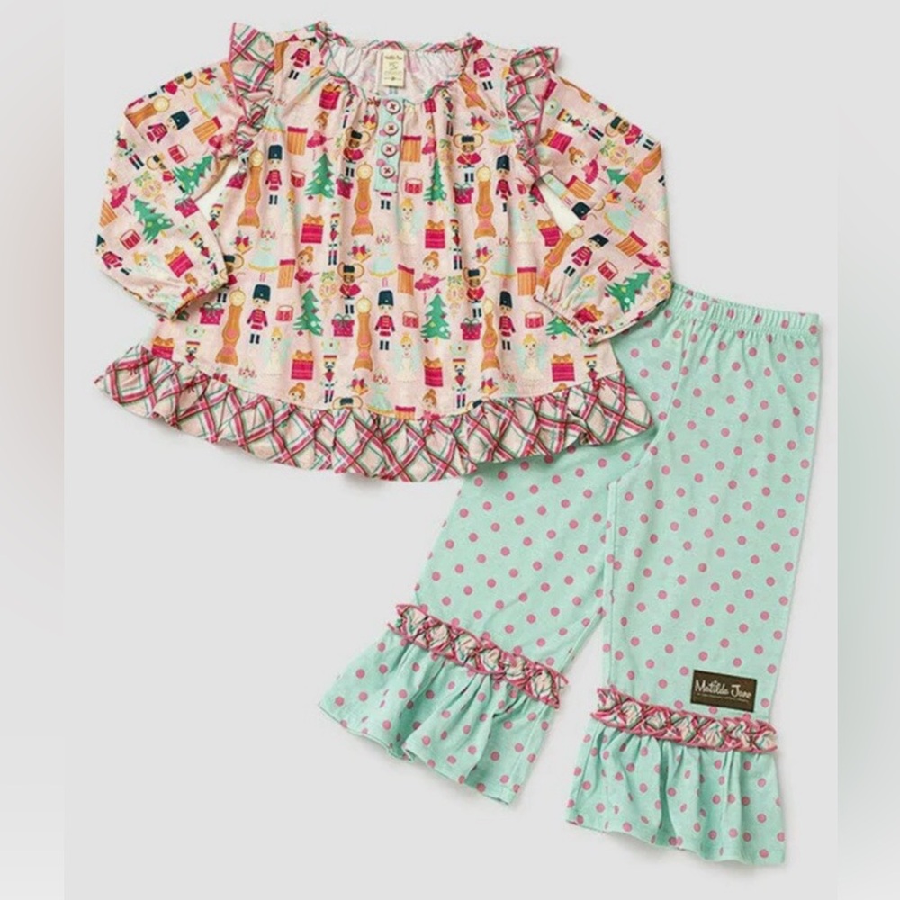 Matilda Jane Nutcracker Season Pajama Set Size 2 Toddler